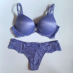 Victoria's Secret Bra & 2 Thongs Set